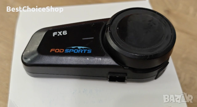 FODSPORTS FX6 Bluetooth интерком за мото каска, снимка 2 - Bluetooth слушалки - 53376039