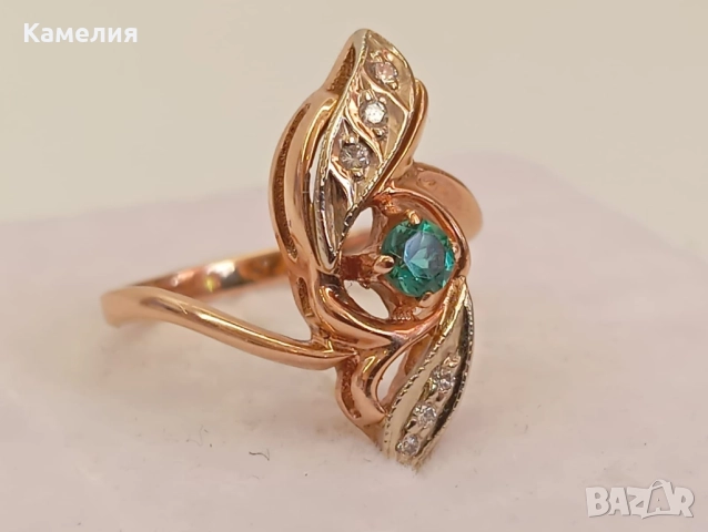 Руско злато , снимка 2 - Пръстени - 52989995