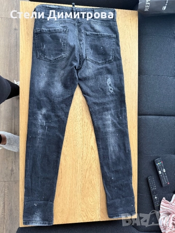 Дънки DSQUARED2 размер S, снимка 4 - Дънки - 52368597