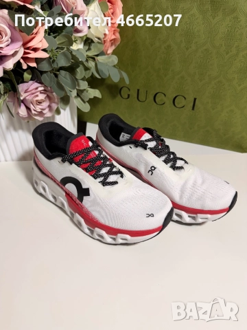 On Cloudmonster 2 Ivory/Red, снимка 2 - Маратонки - 52595478