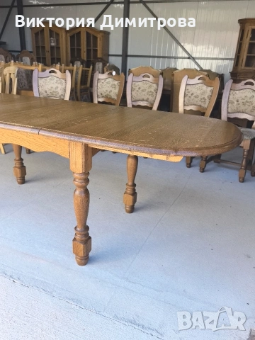Разтегателна трапезна маса МАСИВ , снимка 2 - Маси - 54115641
