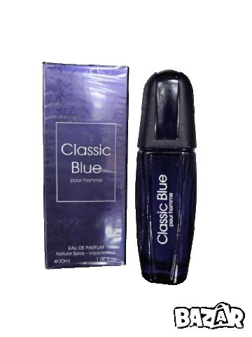 Парфюм Classic Blue Pour Homme Eau De Parfum 30ml, снимка 1 - Унисекс парфюми - 46436321