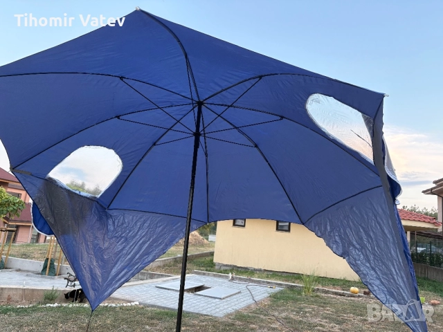 Плажен чадър с UV защита