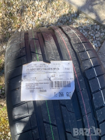 HANKOOK 275/35ZR 21 103Y S-1 Evo-3 AO XL MFS SA, снимка 2 - Гуми и джанти - 53847269