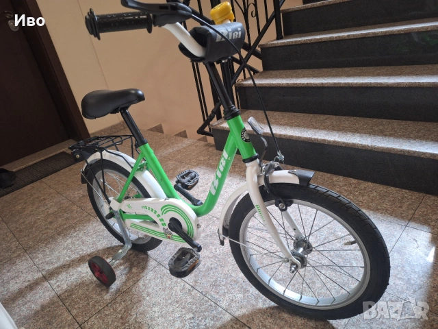 Детски велосипед 16 цола, почти нов, снимка 6 - Детски велосипеди, триколки и коли - 53875784