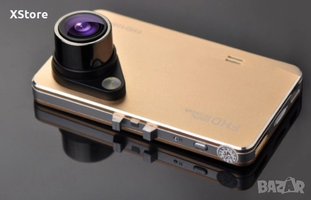 Стилен DVR в златисто или черно с 2,4 инча екран и голям ъгъл на виждане AC81, снимка 2 - Аксесоари и консумативи - 52482170