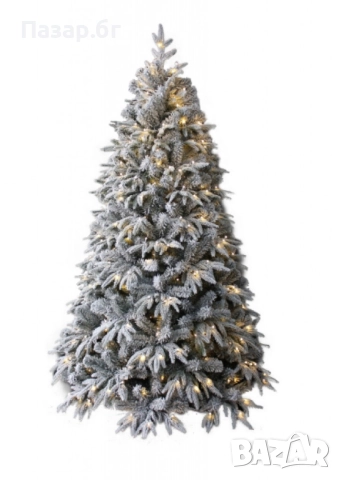 Коледна елха с вградени лампички по връхчетата, снимка 5 - Декорация за дома - 52500937