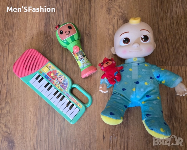 Cocomelon - сет микрофон,пиано,музикална плюшена играчка