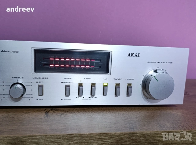 Akai AM-U33, снимка 3 - Ресийвъри, усилватели, смесителни пултове - 53640682