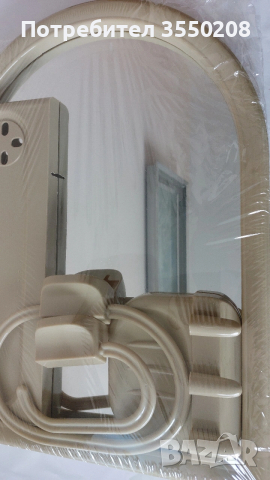 Огледало арка комплект, бежаво, синьо, снимка 3 - Огледала - 50334507