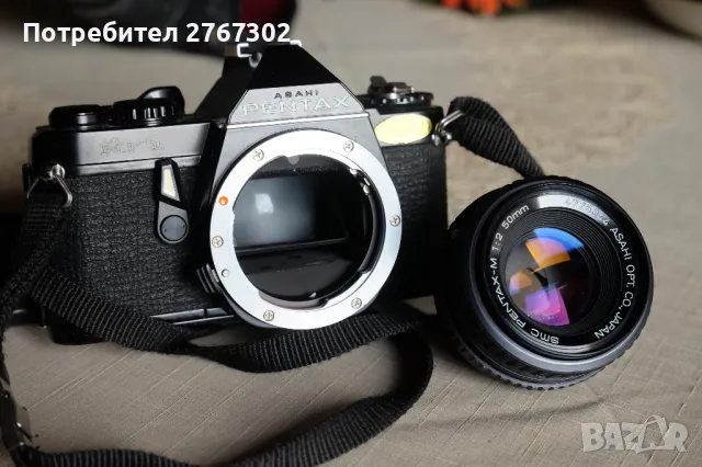 Asahi Pentax MV1 фотоапарат с обектив SMC Pentax 50mm f2, снимка 4 - Фотоапарати - 48585857