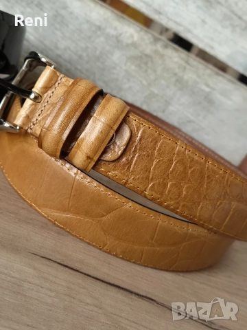 Дамски колани, естествена кожа, 120 см., снимка 7 - Колани - 52398191