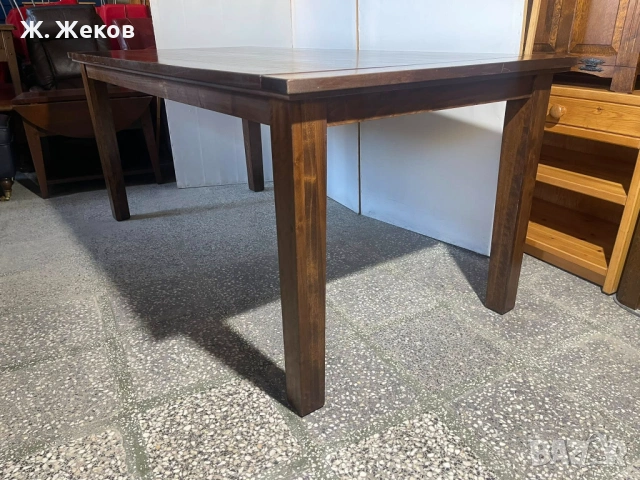 Масивна трапезна маса, снимка 4 - Маси - 53084612