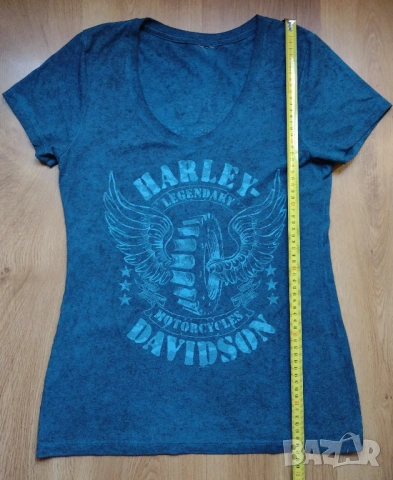 Harley Davidson - дамска тениска, снимка 5 - Тениски - 53575365