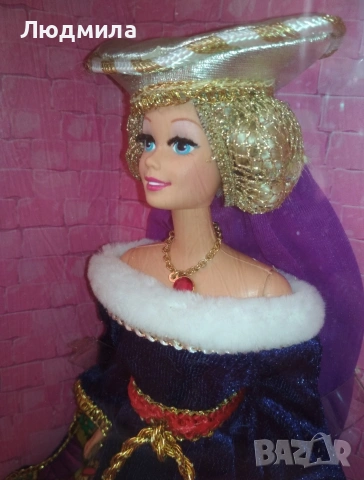 кукла Средновековна дама Барби от колекцията Great ERAS., снимка 3 - Кукли - 53660477