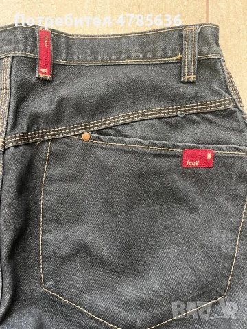 Мъжки дънки fcuk jeans размер 34, снимка 6 - Дънки - 54249015
