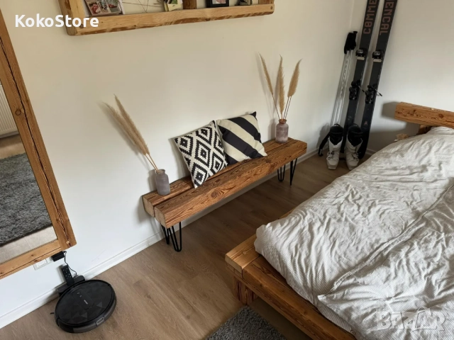 Маса за кафе от старо дърво , снимка 5 - Маси - 52119309