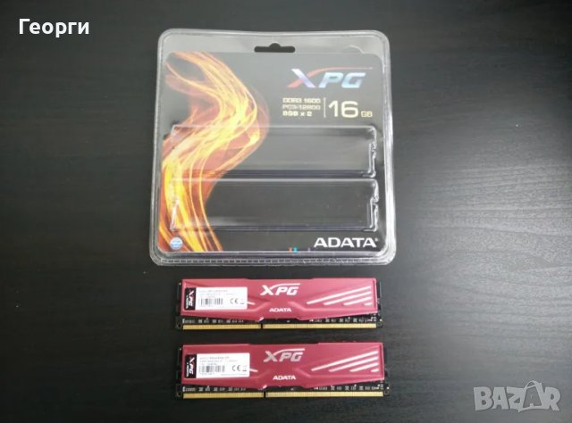 RAM 16GB 2x8GB DDR3 1600MHz CL 9-9-9-24 A-Data XPG, снимка 3 - RAM памет - 48054285