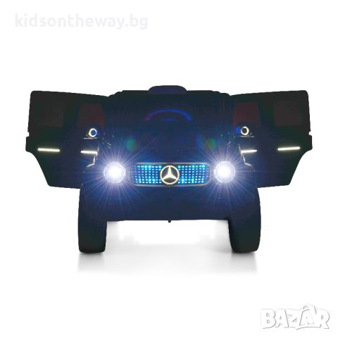 Акумулаторен джип Mercedes-Benz EQG черен, снимка 4 - Детски велосипеди, триколки и коли - 46386528