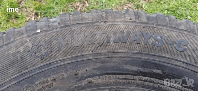 4бр. всесезонни бусови гуми 225/70R15C 8PR Lassa MultiWays 112/110R . DOT 4421. 7 и 7.5мм...., снимка 7 - Гуми и джанти - 53904359