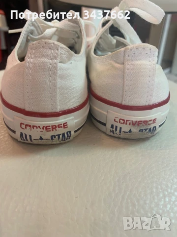 Бели кецове Converse , снимка 2 - Кецове - 50980960