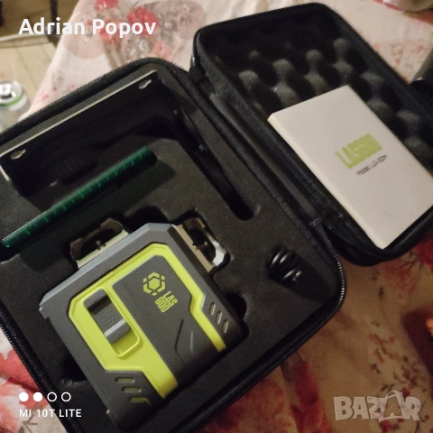 Лазер зелен 12 лъча LASGOO, снимка 3 - Други инструменти - 53772594