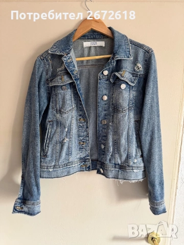 Дънково яке на Zara, снимка 4 - Якета - 53085762