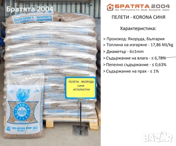 Пелети от Борса БРАТЯТА 2004, дванадесет вида Пелети от цяла България - цени на едро и дребно, снимка 3 - Пелети - 31523802