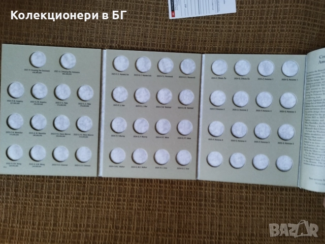 ЧИСТО НОВ АЛБУМ ЗА АМЕРИКАНСКИ КУОТЪРИ AMERICAN WOMEN“, снимка 2 - Нумизматика и бонистика - 52708764