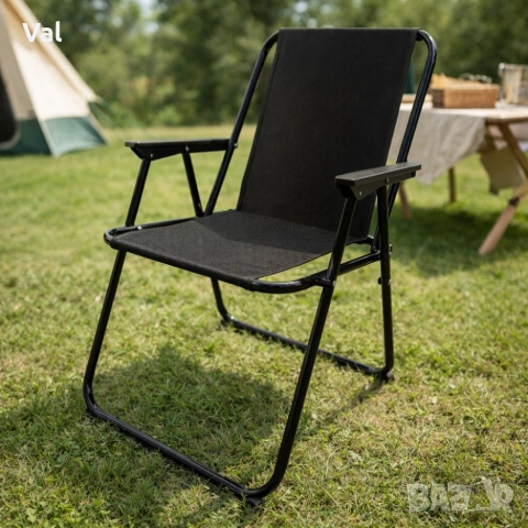 Сгъваем градински стол - стилен, лек и удобен, снимка 4 - Градински мебели, декорация  - 53822887