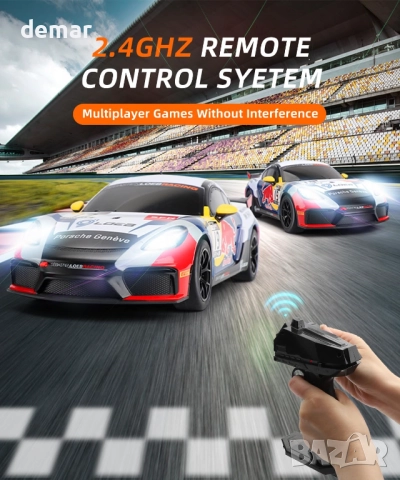 Кола с дистанционно управление, 1:14 Porsche 718 Cayman GT4, снимка 5 - Коли, камиони, мотори, писти - 52679664