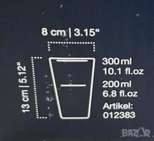 Комплект от 8 прозрачни 330 ml чаши Leonardo Toscana за всякакви поводи, снимка 5 - Чаши - 49227347