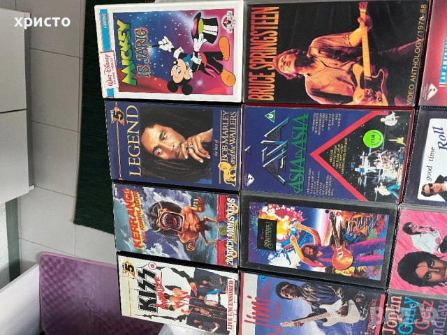 оригинални видеокасети рок и поп мизика, снимка 2 - DVD дискове - 53522875