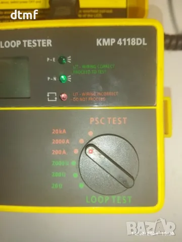 Английски PSC LOOP тестер, снимка 3 - Други инструменти - 46906865