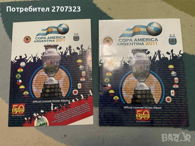 Албум Панини Копа Америка 2011 - изцяло попълнен + ъпдейт