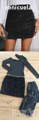 Бляскави поли, рокли, дънки , снимка 4 - Поли - 53395295