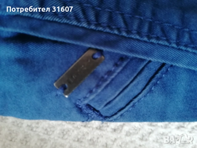 Дамски панталон ESPRIT Organic – Тъмносин, снимка 3 - Панталони - 53925346