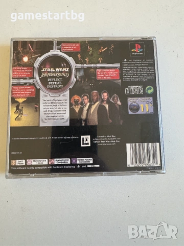 Star Wars Episode 1 Jedi Power Battles за PS1, снимка 2 - Игри за PlayStation - 53700061