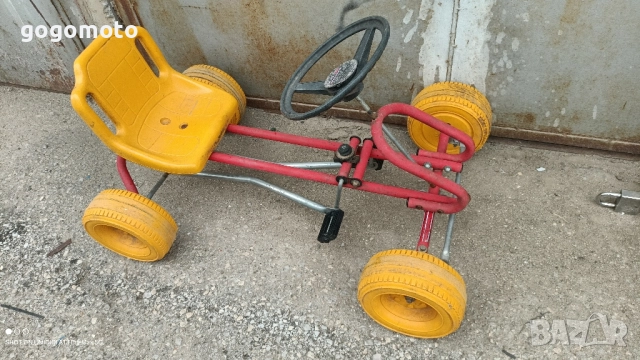 Картинг РЕТРО, детска количка, АРТ детска кола с педали, бъги , снимка 13 - Коли, камиони, мотори, писти - 52215383