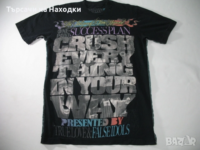 Мъжка тениска TLFI True Love And False Idols T-Shirt Mens Small Crush Everything in Your Way S, снимка 14 - Тениски - 50926277