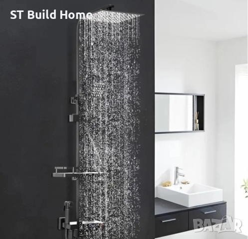 Луксозен термостатичен душов комплект, снимка 8 - Душове - 51543586