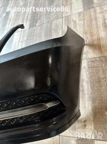 Предна броня цялостна черна Rhd за Mercedes W212 2.2 CDI (2012), снимка 3 - Части - 53889451