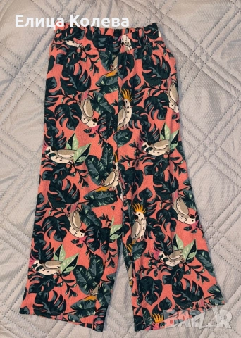 Mango & Reserved два панталона тип шалвари 7/8 за момиче 146-152 см, снимка 6 - Детски панталони и дънки - 51882396