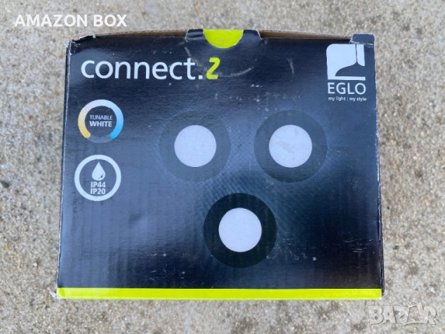 Комплект от 3 LED Смарт лампи (лунички) EGLO ConnectZ, снимка 6 - Лед осветление - 52107674