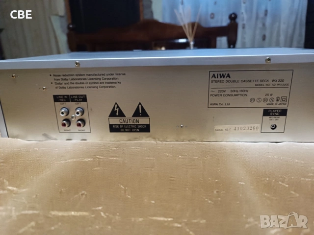 Продавам дек AIWA модел  WX 220, снимка 5 - Декове - 53514423