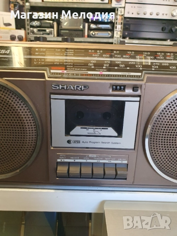 Радиокасетофон SHARP GF-5454 В перфектно техническо и много добро визуално състояние., снимка 11 - Радиокасетофони, транзистори - 51769782