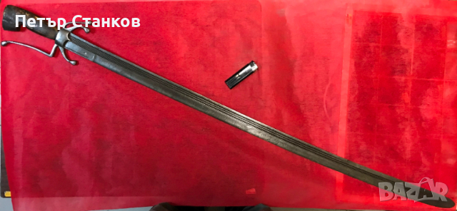 Огромна нимча,сабя,ятаган, снимка 2 - Антикварни и старинни предмети - 53258457