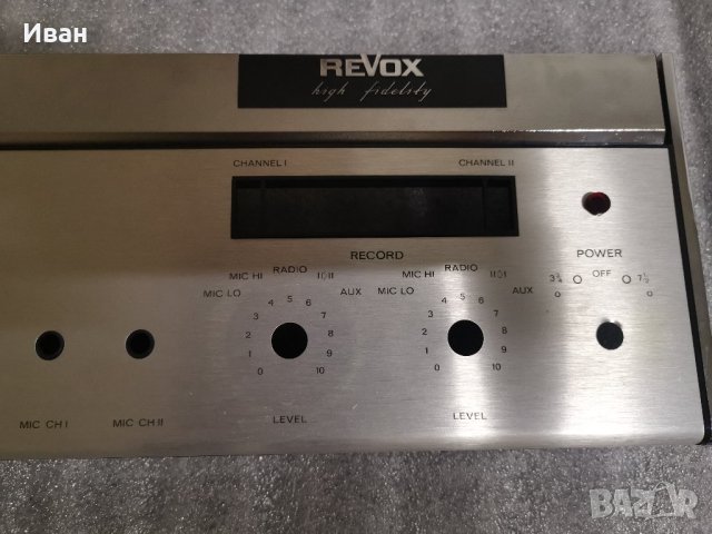 Revox A77 предни панели, снимка 5 - Декове - 42643896