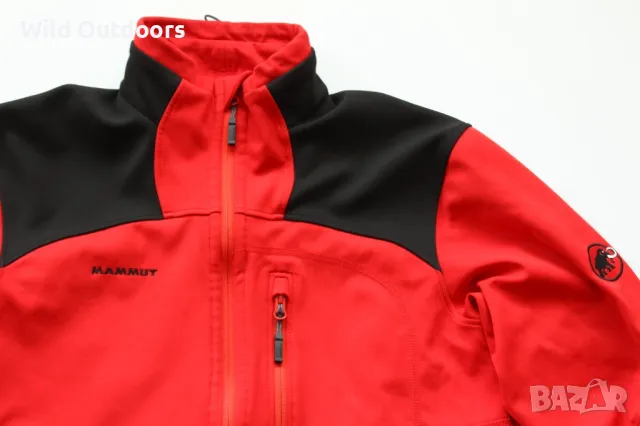 MAMMUT Windstopper - мъжко поларено яке, размер S-М, снимка 2 - Спортни дрехи, екипи - 47525354