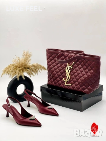 YVES SAINT LAURENT ⚜️ POLENE⚜️Дамски Чанти , снимка 7 - Чанти - 53853045